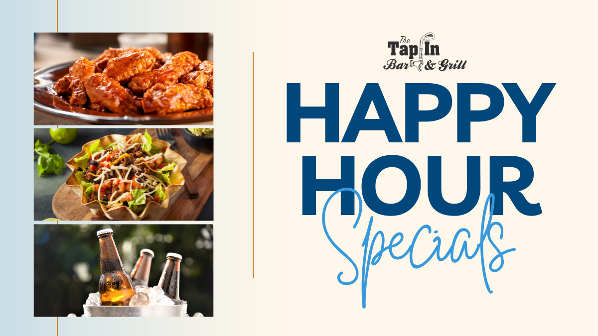 RELAX & UNWIND AT OUR HAPPY HOUR
