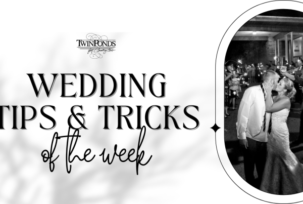 wedding tip of the week